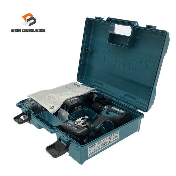 ☆未使用品☆makita マキタ 10.8V 充電式ドライバドリル DF332DSMX バッテリ2個(4.0Ah) 充電器 ケース付 ドリルドライバー136353 - 1