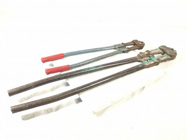☆中古品2点セット☆MCC ボルトクリッパー 600mm/900mm 手動式 番線カッター ボルトカッター 切断機 鉄線 手工具 ハンドツール132557 - 5