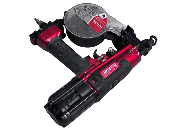 ☆中古品☆makita マキタ 41mm 高圧エアビス打ち機 AR411HR 鋼製下地 木下地 25～41mm エアダスタ137256 - 4