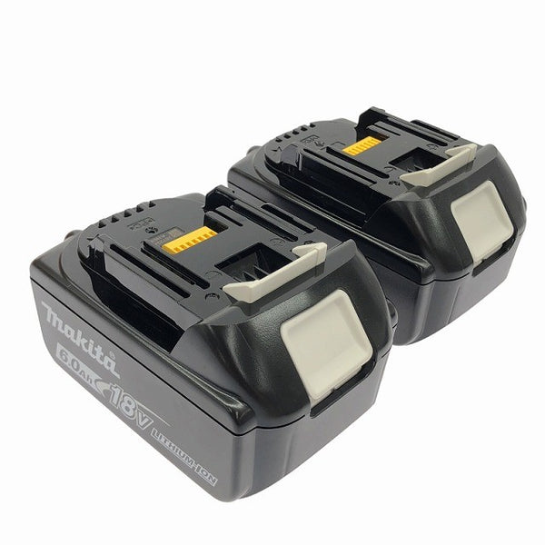 ☆極美品 計三点セット☆ makita マキタ 18V 純正 リチウムイオンバッテリー BL1860B×2 BL1830B×1 残量表示付き 蓄電池135066 - 3