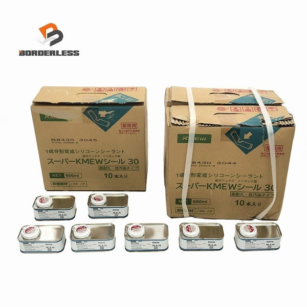 ☆未使用品25本セット☆Kmew 1成分変形シリコーンシーラント スーパーKMEWシール 30 1箱/10本×2 1箱/5本×1 合計25本セット116634 - 1