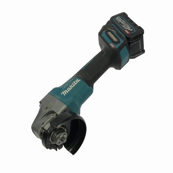 ☆中古品☆makita マキタ 40Vmax 100mm 充電式ディスクグラインダ GA001GRDX バッテリ2個(40Vmax2.5Ah) 充電器付125798 - 6