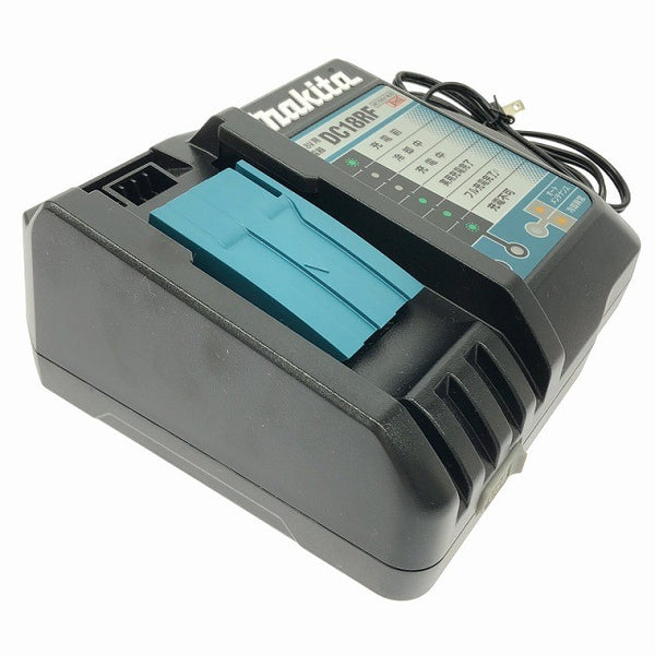 ☆送料無料 中古 極美品☆makita マキタ 純正 14.4V-18V用 急速充電器 DC18RF 純正 バッテリー対応 電動工具136660 - 2