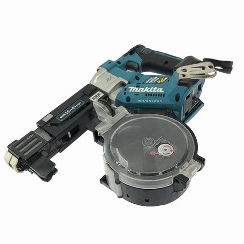 ☆中古品☆makita マキタ 18V 充電式オートパックスクリュードライバ FR451D バッテリー1個(18V 6.0Ah)付 ボード用ドライバー - 0