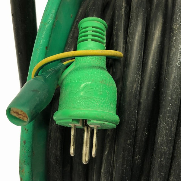 ☆比較的綺麗です☆NICHIDO 日動工業 100V 屋外型電工ドラム 型番不明×1 漏電ブレーカー付 コードリール - 8