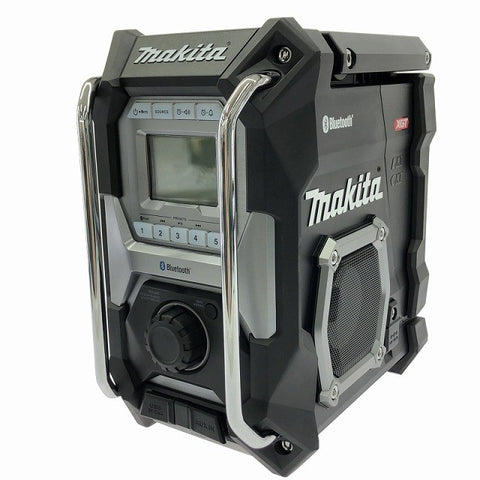 ☆中古美品☆makita マキタ 40Vmax 充電式ラジオ MR002G 黒 本体＋ACアダプタ付 Bluetooth対応 コードレス 現場ラジオ 作業ラジオ130907 - 0