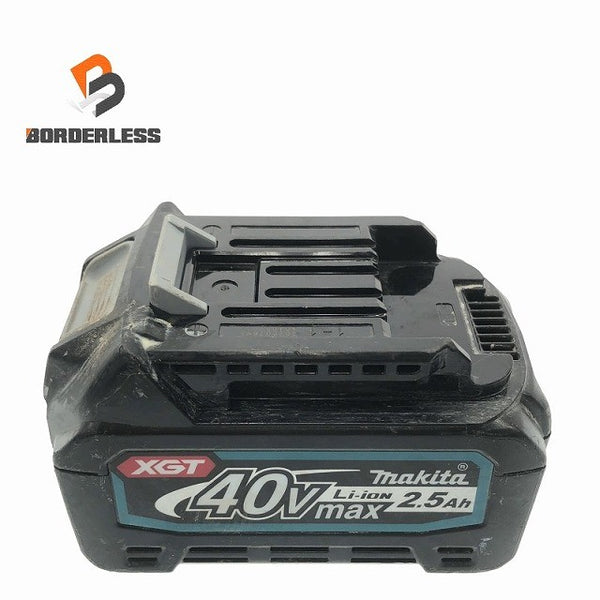 ☆中古品☆makita マキタ 40Vmax 2.5Ah 純正リチウムイオンバッテリー BL4025 リチウムイオン電池 蓄電池 充電池 雪マーク - 1