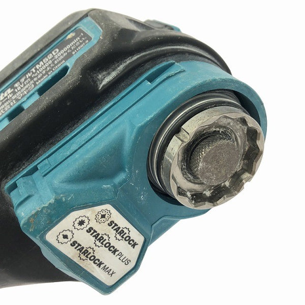 ☆中古品☆makita マキタ 18V 充電式マルチツール TM52D バッテリ1個(18V 6.0Ah)付 コードレス カットソー 研削130882 - 6