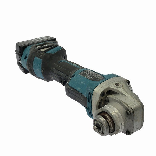 ☆中古品☆makita マキタ 18V 充電式ディスクグラインダー GA418D バッテリ2個(6.0Ah) ケース付 コードレス ディスクサンダー130991 - 7