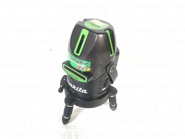 ☆比較的綺麗☆makita マキタ 屋内・屋外兼用墨出し器 SK310GP 受光機(LDG-1) ケース付 グリーンレーザー墨出し器 光学測定器114938 - 5