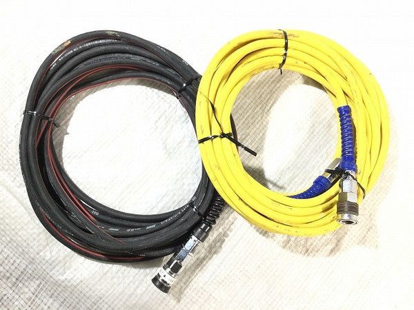 ☆中古品☆HITACHI 日立工機 100V 8L 常圧/高圧 エアコンプレッサー EC1245H2 高圧/常圧エアホース付き エアツール 大工道具114387 - 10