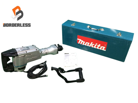 ☆比較的綺麗☆makita マキタ 100V 電動ハンマー HM1500 ケース付き はつり機/ハツリ機/斫り機 コンクリートブレーカー120230