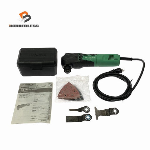 ☆中古品☆HITACHI 日立工機 マルチツール CV350V サンドペーパー 刃付属 コード式 カットソー マルチパワーツール 切削 切断119688