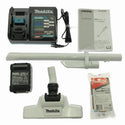 ☆未使用品☆makita マキタ 40Vmax 充電式クリーナ CL002GRDW バッテリ1個(40Vmax 2.5Ah)充電器 紙パック10枚付き 掃除機 - 10