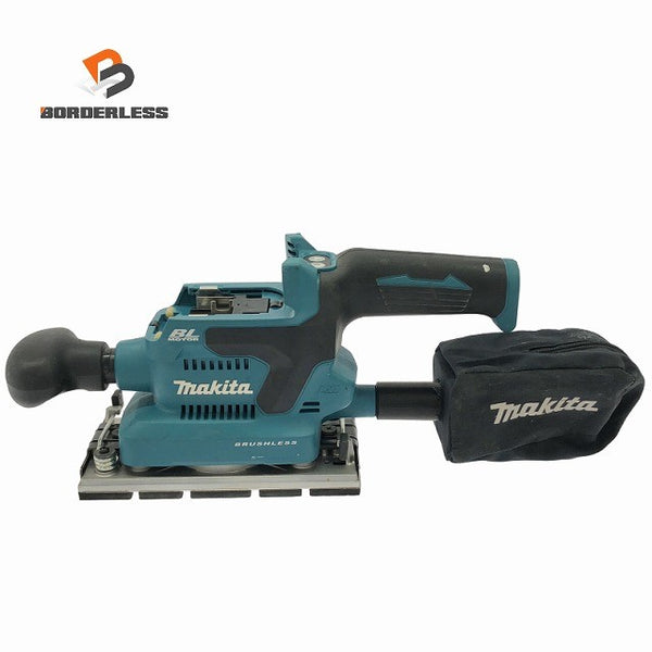 ☆比較的綺麗☆makita マキタ 18V 充電式仕上サンダー BO380DZ 本体のみ コードレス 仕上げサンダー オービタルサンダー 研磨機135289 - 1