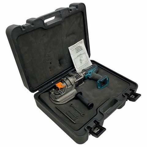 ☆中古品☆ OGURA オグラ 18V コードレスパンチャー N209WDS 本体+パーツ+ケース 切断 鉄工 充電式 油圧式パンチャー128086 - 0