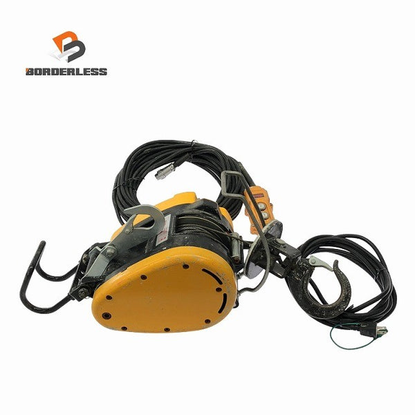 ☆中古品☆RYOBI リョービ ウインチ WIM-125A 最大吊揚荷重 130kg 揚程30m 電動ウィンチ 電動ホイスト 荷揚げ機122445 - 1
