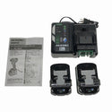 ☆未使用☆HiKOKI ハイコーキ 36V コードレスインパクトドライバー WH36DD(2XHRSZ) 赤 バッテリ2個(36V2.5Ah) 充電器 ケース付128354 - 10