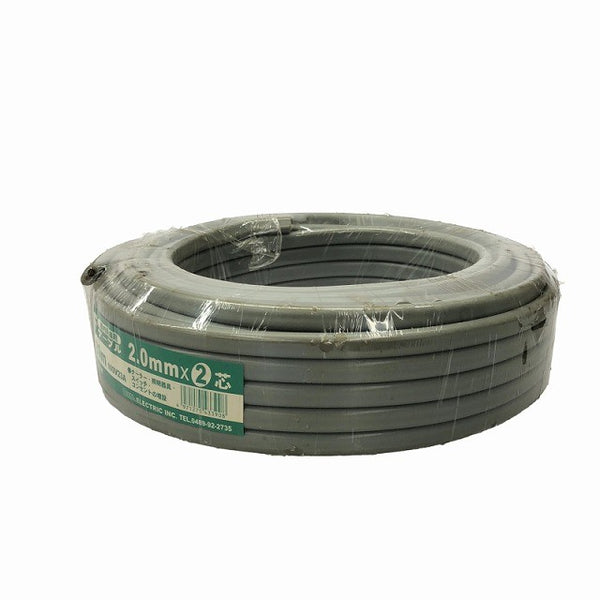 ☆長期保管未使用品☆OHM オーム電機 屋内配線用 Fケーブル 2.0mm×２芯 20m 04-3390 600V 23A VVFケーブル 平形ケーブル 電線130786 - 2