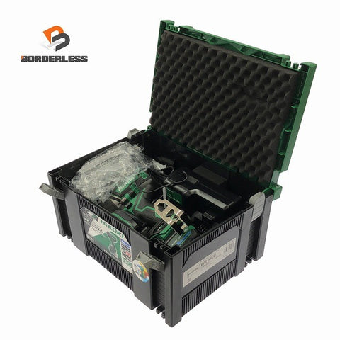 ☆中古極美品☆HiKOKI ハイコーキ 36V コードレスインパクトレンチ WR36DE(2XPSZ) バッテリ2個 充電器 ケース付 630N・m 充電式130516