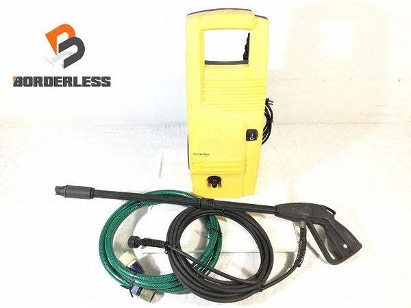 ☆中古品☆IRIS OHYAMA アイリスオーヤマ 100V 高圧洗浄機 FB-601 本体+パーツ+ホース 洗車115631 - 1
