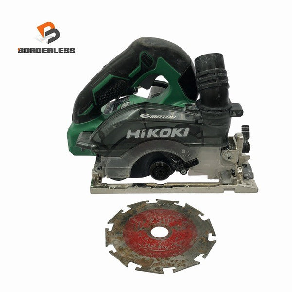 ☆中古品☆HiKOKI ハイコーキ 125mm 深切電子集じん丸のこ C5YE 丸鋸 丸ノコ マルノコ 切断 木材加工 電動工具130717 - 1
