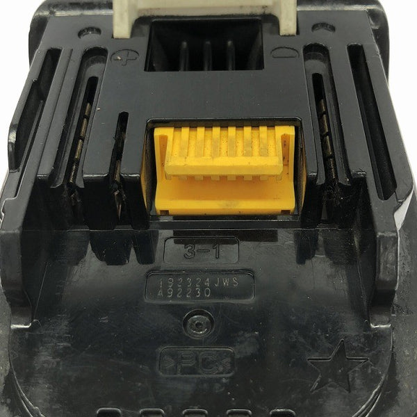 ☆中古品2点☆makita マキタ 18V 6.0Ah 純正 リチウムイオンバッテリー BL1860B 2個 残量表示付 急速充電対応 蓄電池 充電池137463 - 8