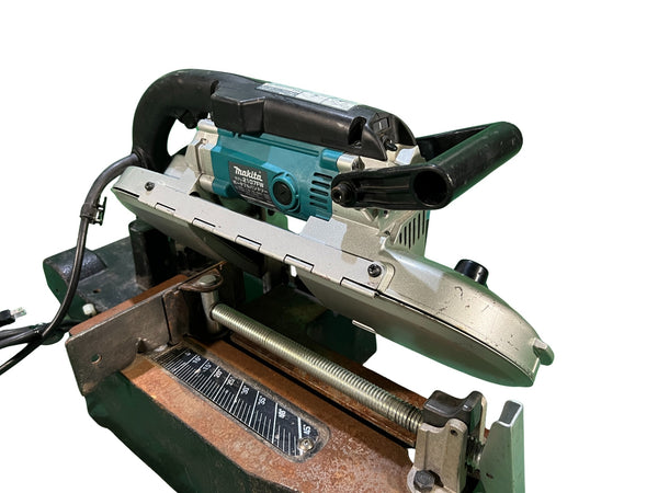 ☆中古品☆makita マキタ 100V ポータブルバンドソー 2107FW スタンド付 コード式 帯鋸切断機 鉄工用 パイプ切断機131491 - 4