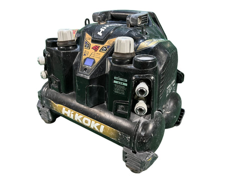 ☆中古品☆ HiKOKI ハイコーキ 100V 50/60Hz 常圧エアコンプレッサ EC1245H3 電動工具 エア工具126530 - 0