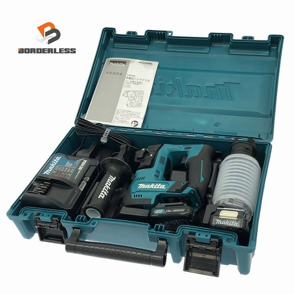 ☆極美品☆makita マキタ 10.8V 充電式ハンマドリル HR140DSHX バッテリー2個(10.8V 1.5Ah) 充電器+ケース付き129969 - 1