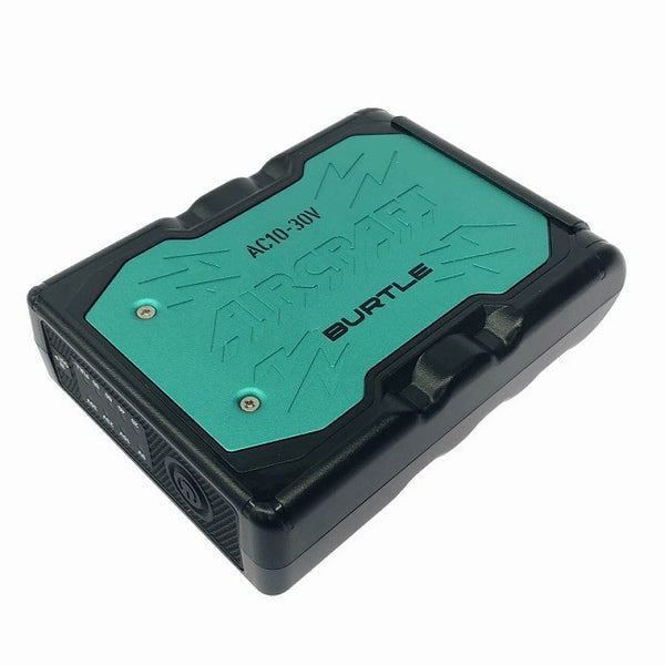 ☆比較的綺麗☆BURTLE バートル 30V エアークラフト専用バッテリーファンセット AC10(マリーン)+AC10-1(ブラック)+充電器+コード133837 - 4
