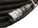 ☆中古品2点セット☆SEIWA セイワ 20ｍ ゴムホース×2 外径約17mm カプラ付き 高圧洗浄機 - 10