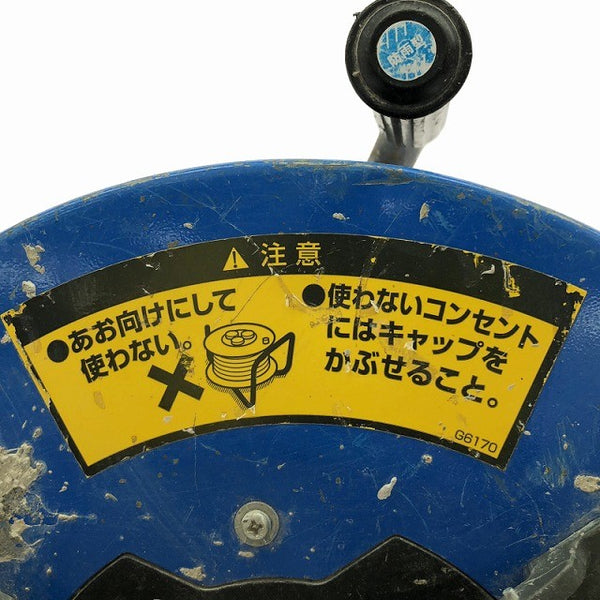 ☆中古品☆HATAYA ハタヤ 畑屋 100V 30m 業務用戦力リール BN-30KBF 屋外用 防雨型 コードリール 電工ドラム 延長コード134643 - 8