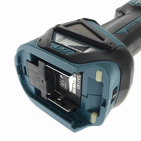 ☆未使用品☆ makita マキタ 18V 100mm 充電式ディスクグラインダー GA418DZ 青/ブルー 本体+パーツ ※外箱にキズ137307 - 9