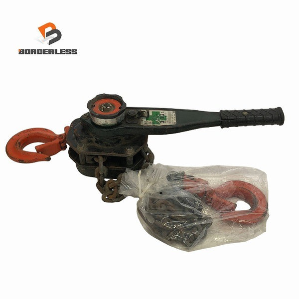 ☆中古品☆象印チェンブロック エレファント トルコンレバー Y3-320 荷重3.15kg 揚程1.5m レバーブロック レバーホイスト 荷締め機135559 - 1
