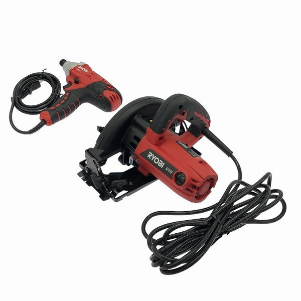 ☆極美品DIYセット☆RYOBI リョービ インパクトドライバ CID-1100 丸ノコ W-1710 締め付け 切断 日曜大工 木材加工 おうち時間 お家時間120716 - 5