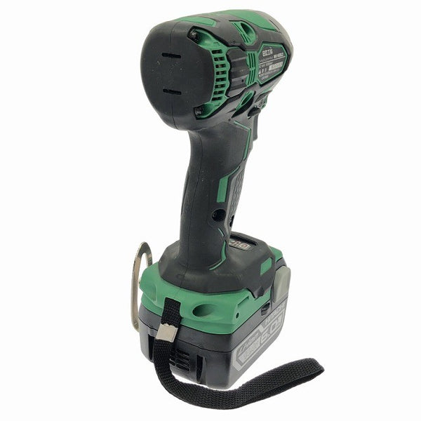 ☆比較的綺麗☆HITACHI 日立 14.4V コードレスインパクトドライバー WH14DDL2(2LYPK)(L) 緑 バッテリ2個(6.0Ah) 充電器 ケース付130684 - 6