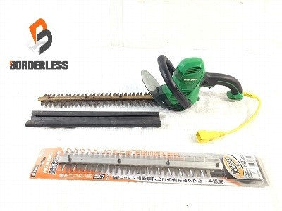 ☆中古品☆HiKOKI ハイコーキ 100V 植木バリカン CH 植木専用 同長三面研磨刃 350mm 付き 造園 手入れ