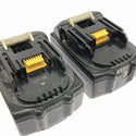 ☆中古品4個セット☆ makita マキタ 18V 6.0Ah 純正リチウムイオンバッテリー BL1860B LITHIUM-ION 雪/飛行機マーク133422 - 9