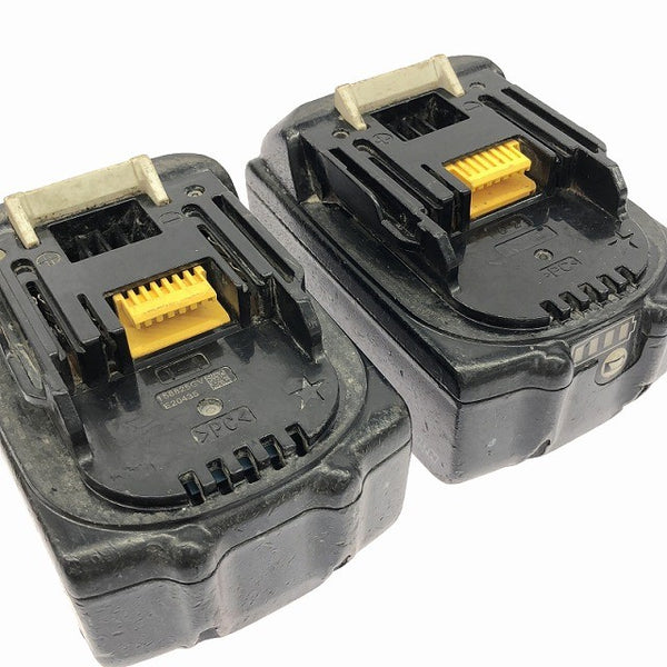 ☆中古品4個セット☆ makita マキタ 18V 6.0Ah 純正リチウムイオンバッテリー BL1860B LITHIUM-ION 雪/飛行機マーク133422 - 9