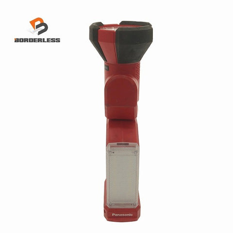 ☆中古品☆Panasonic パナソニック 14.4V/18V/21.6V 工事用充電LEDスポットワイドライト EZ37C6 赤 暗所作業 コードレス 照明119108