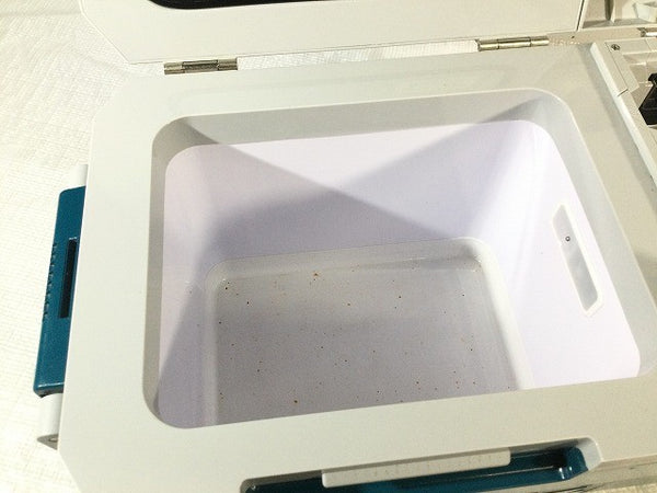 ☆中古品☆makita マキタ 40Vmax/18V/100V 充電式保冷温庫 CW001G ACアダプタ ソケット付 コードレス冷温庫 アウトドア キャンプ135013 - 8