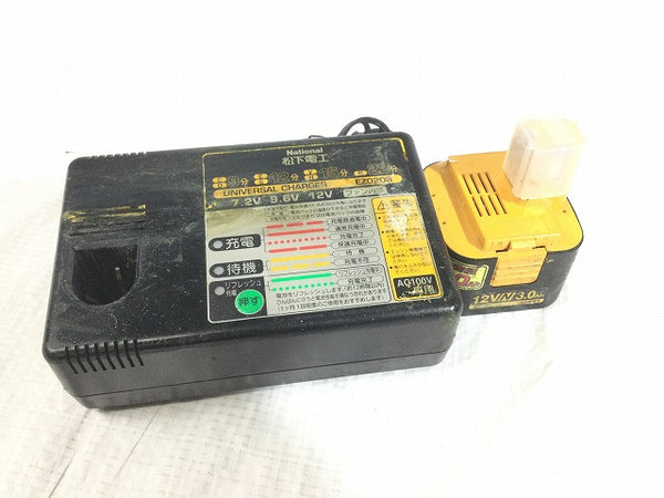 ☆中古品☆National ナショナル 充電式ケーブルカッター EZ3591 バッテリー1個+充電器+ケース付き 松下電工 - 10