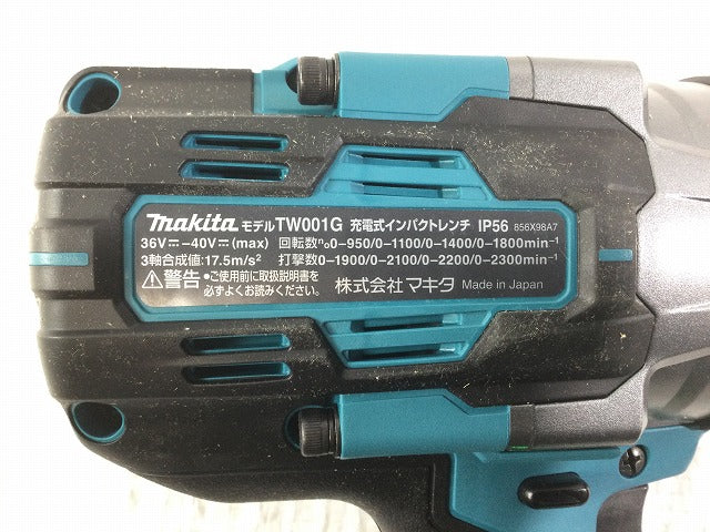 ☆未使用品☆ makita マキタ 40V 充電式インパクトレンチ TW001GＺ 青