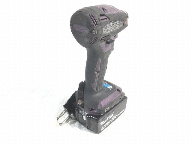 ☆品☆makita マキタ 18V 充電式インパクトドライバ TD172DGXAP 紫