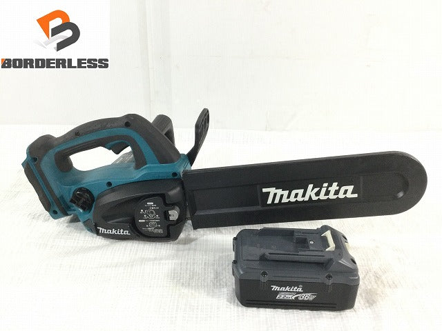 ☆品☆makita マキタ 36V 350mm 充電式チェンソー MUC350D バッテリー1