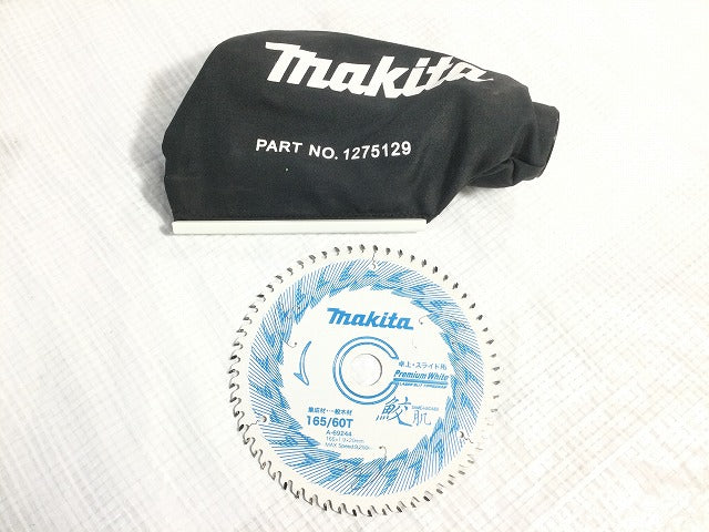 ☆極美品☆makita マキタ 40Vmax 165mm 充電式スライドマルノコ