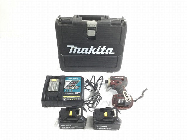 ☆中古品☆makita マキタ 18V充電式インパクトドライバ TD172DGXAR 赤