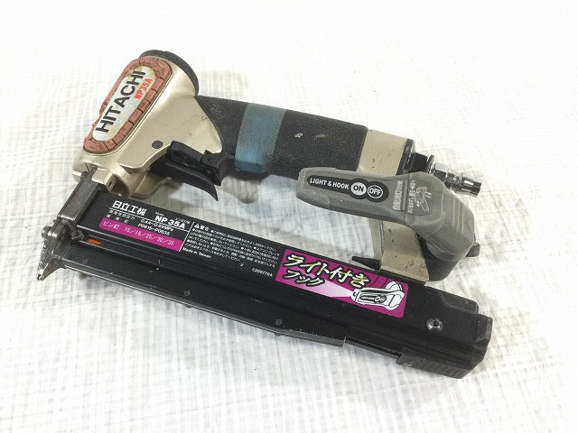 ☆品2台セット☆HITACHI 日立工機 4mm 常圧エアねじ打機 WF4AR 35ｍｍ