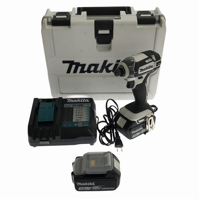 ☆美品☆makita マキタ 18V 充電式インパクトドライバ TD149DRFXW 白